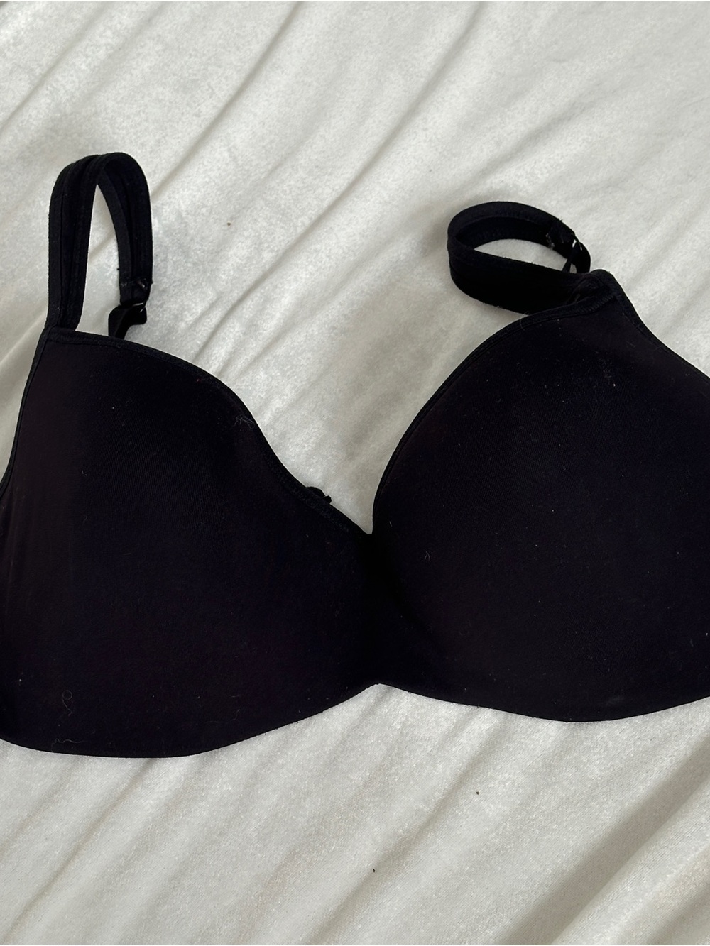 Le Mystere Black Tisha 38D Smooth T-Shirt Bra